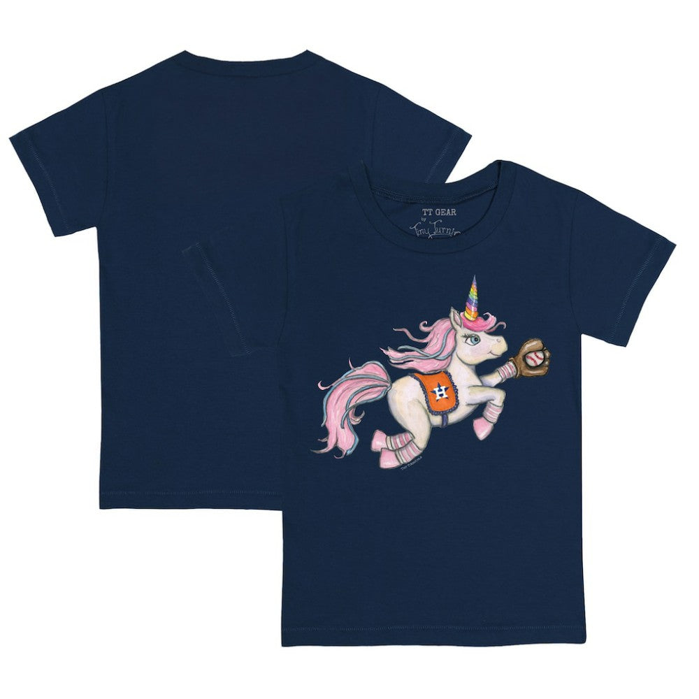 Houston Astros Tiny Turnip Youth Unicorn T-Shirt Lifestyle