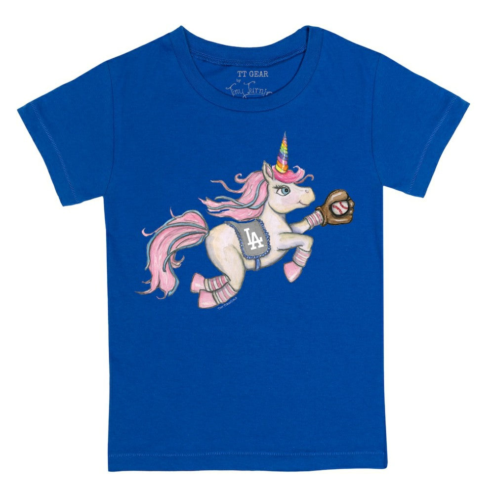 Los Angeles Dodgers Tiny Turnip Youth Unicorn T-Shirt Online