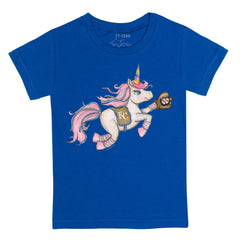 Kansas City Royals Tiny Turnip Youth Unicorn T-Shirt Lifestyle