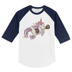 Detroit Tigers Tiny Turnip Youth Unicorn 3/4-Sleeve Raglan T-Shirt discount