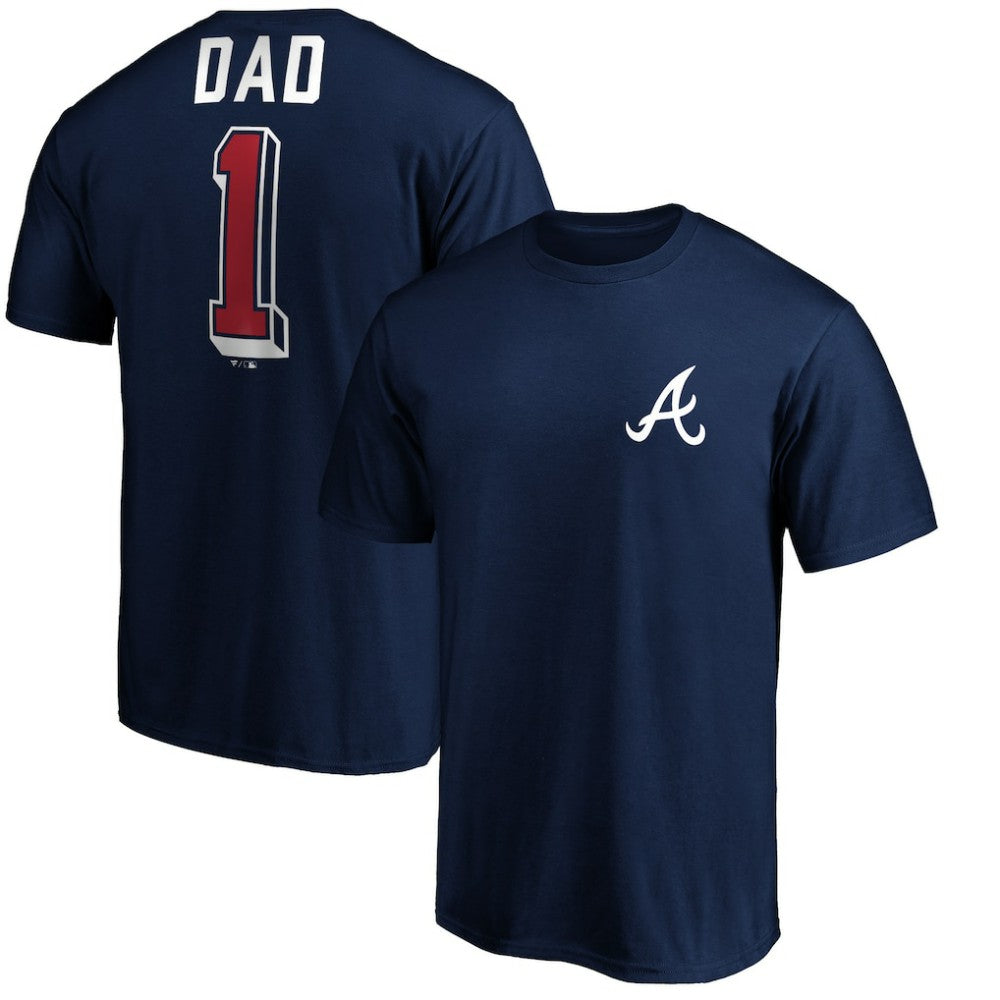 Atlanta Braves Number One Dad T-Shirt Near Me