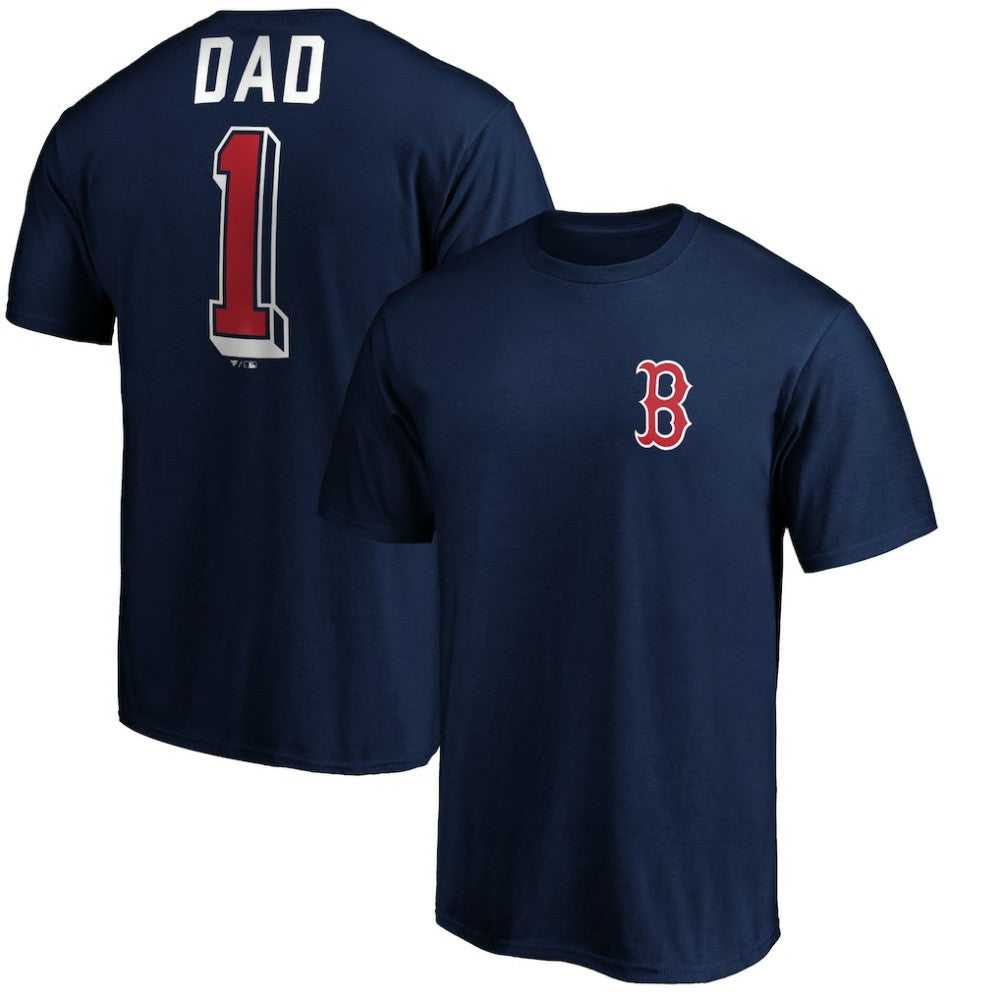 Boston Red Sox Number One Dad T-Shirt for sale