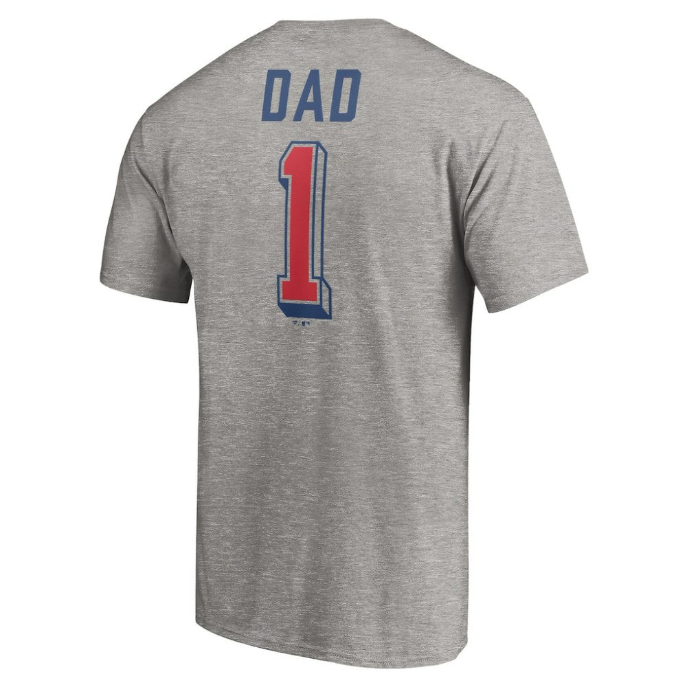Chicago Cubs Number One Dad T-Shirt On Sale