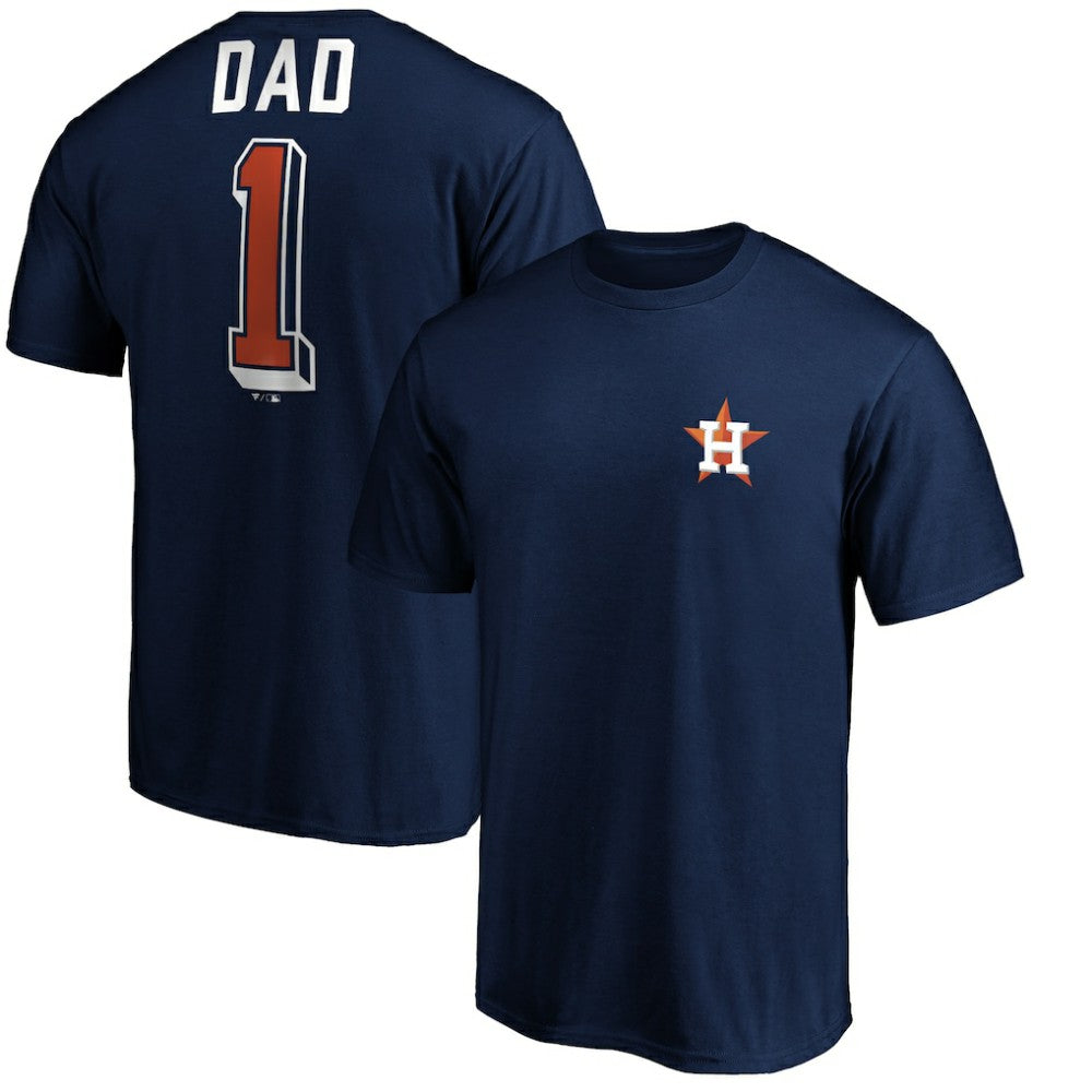 Houston Astros Number One Dad T-Shirt Online