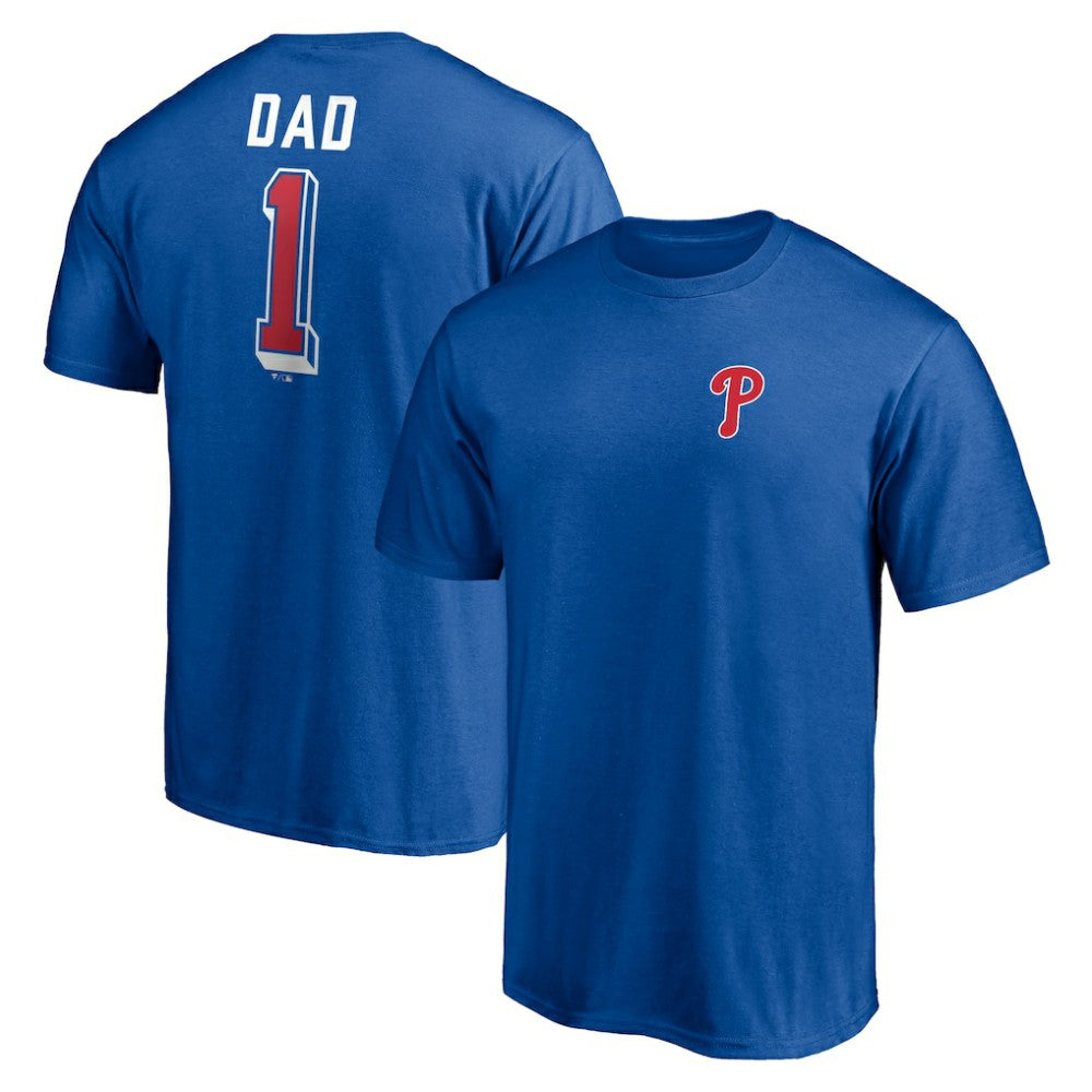 Philadelphia Phillies Number One Dad T-Shirt Clearance