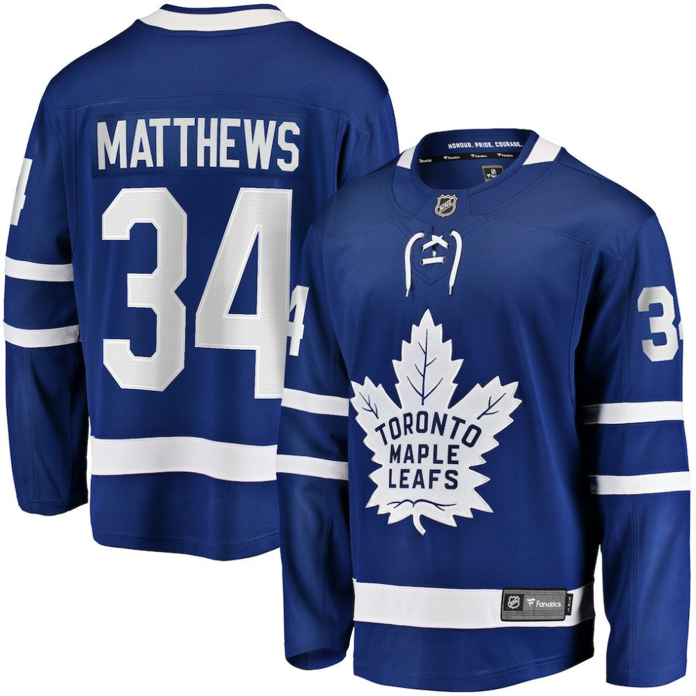 Auston Matthews Toronto Maple Leafs Fanatics Home Breakaway Jersey - Blue | NHL Jerseys