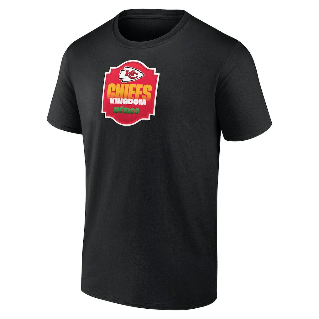 Kansas City Chiefs Kingdom Mexico T-Shirt Black - NFL