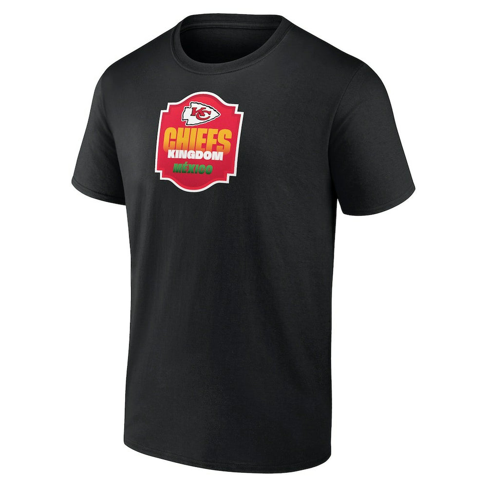 Kansas City Chiefs Kingdom Mexico T-Shirt Black - NFL