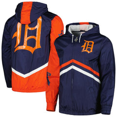 Detroit Tigers Mitchell & Ness Undeniable Full-Zip Hoodie Windbreaker Jacket On Sale
