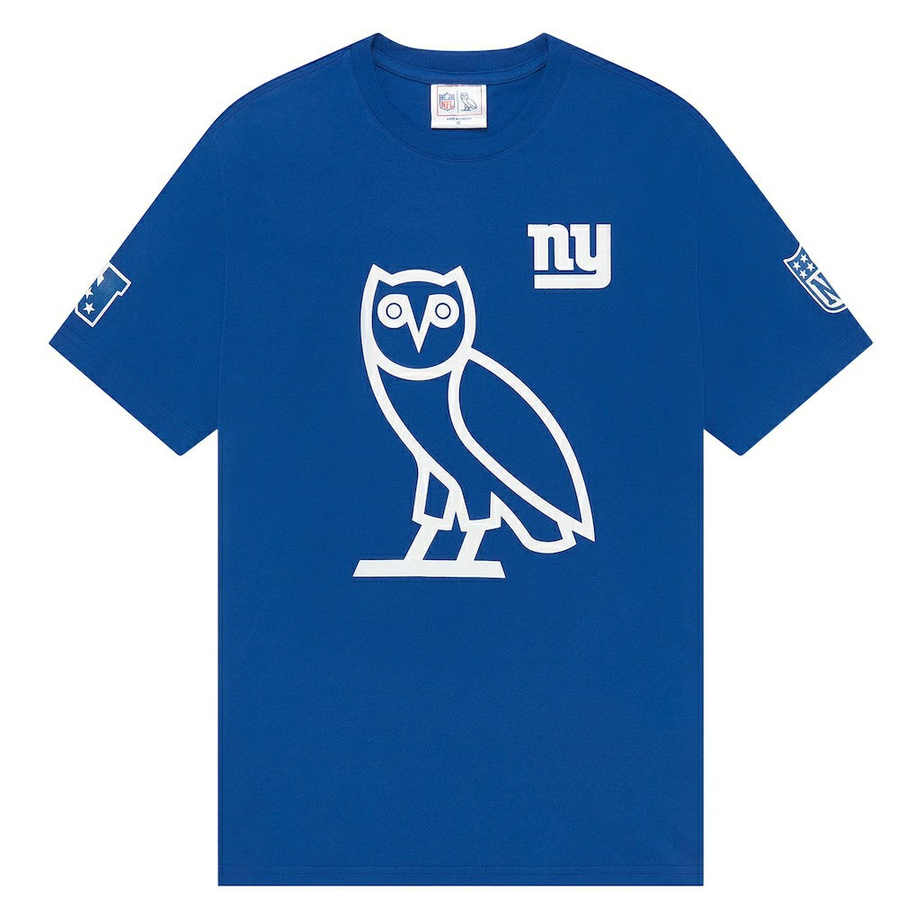 New York Giants OVO Owl Logo T-Shirt Royal - NFL