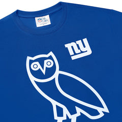 New York Giants OVO Owl Logo T-Shirt Royal - NFL