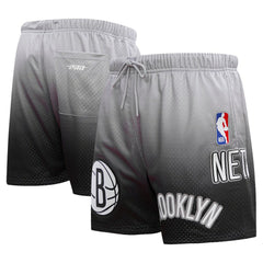 NBA - Brooklyn Nets Pro Standard Ombre Mesh Shorts - Black/Gray