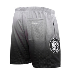 NBA - Brooklyn Nets Pro Standard Ombre Mesh Shorts - Black/Gray