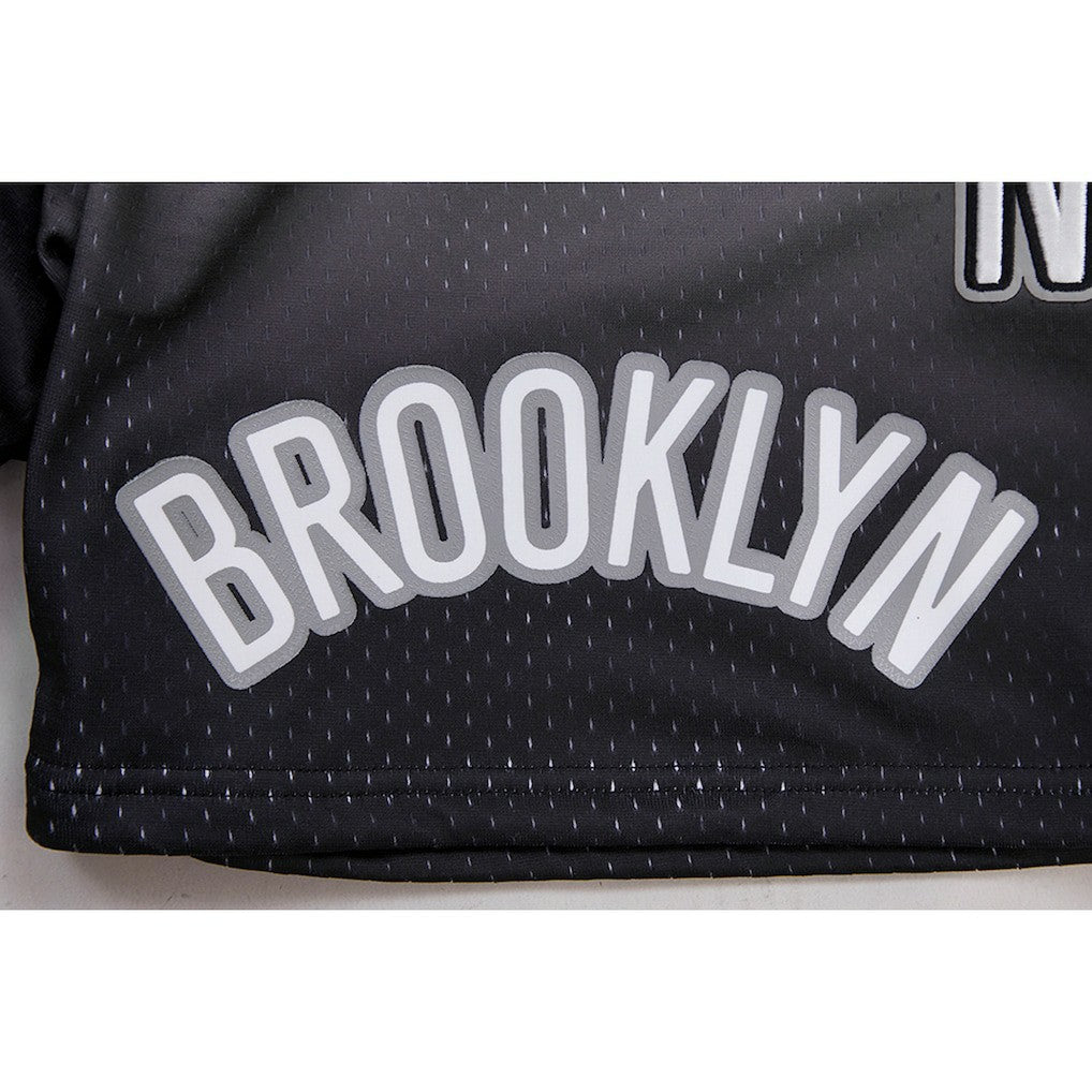 NBA - Brooklyn Nets Pro Standard Ombre Mesh Shorts - Black/Gray