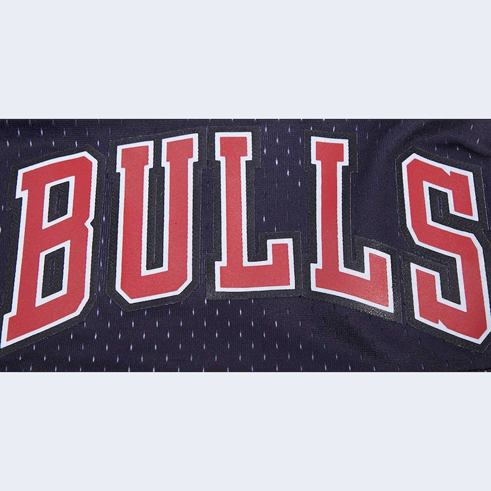 NBA - Chicago Bulls Pro Standard Ombre Mesh Shorts - Black/Red