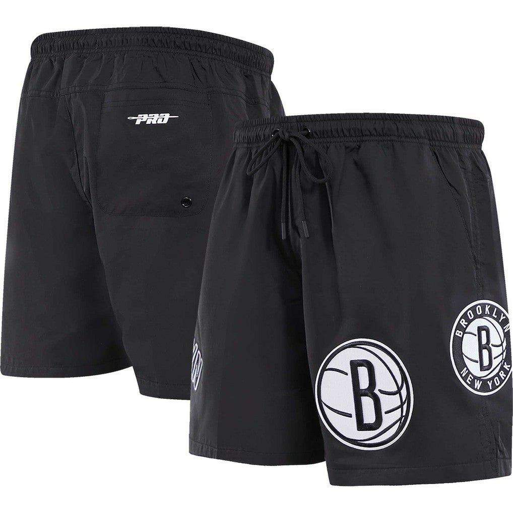 NBA - Brooklyn Nets Pro Standard Classics Woven Shorts - Black