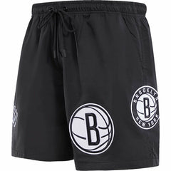 NBA - Brooklyn Nets Pro Standard Classics Woven Shorts - Black