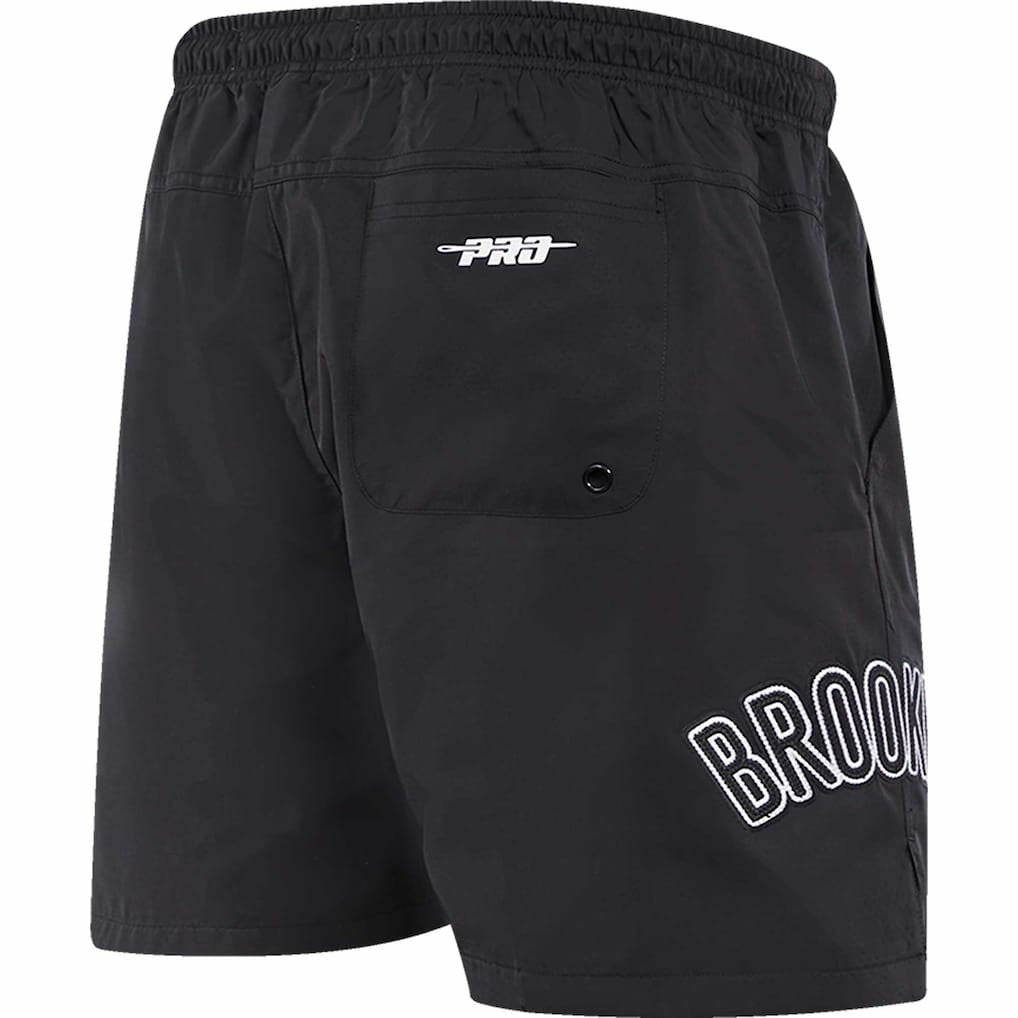 NBA - Brooklyn Nets Pro Standard Classics Woven Shorts - Black