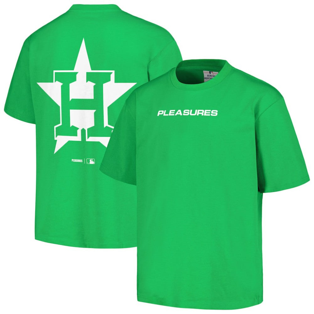 Houston Astros PLEASURES Ballpark T-Shirt On Sale