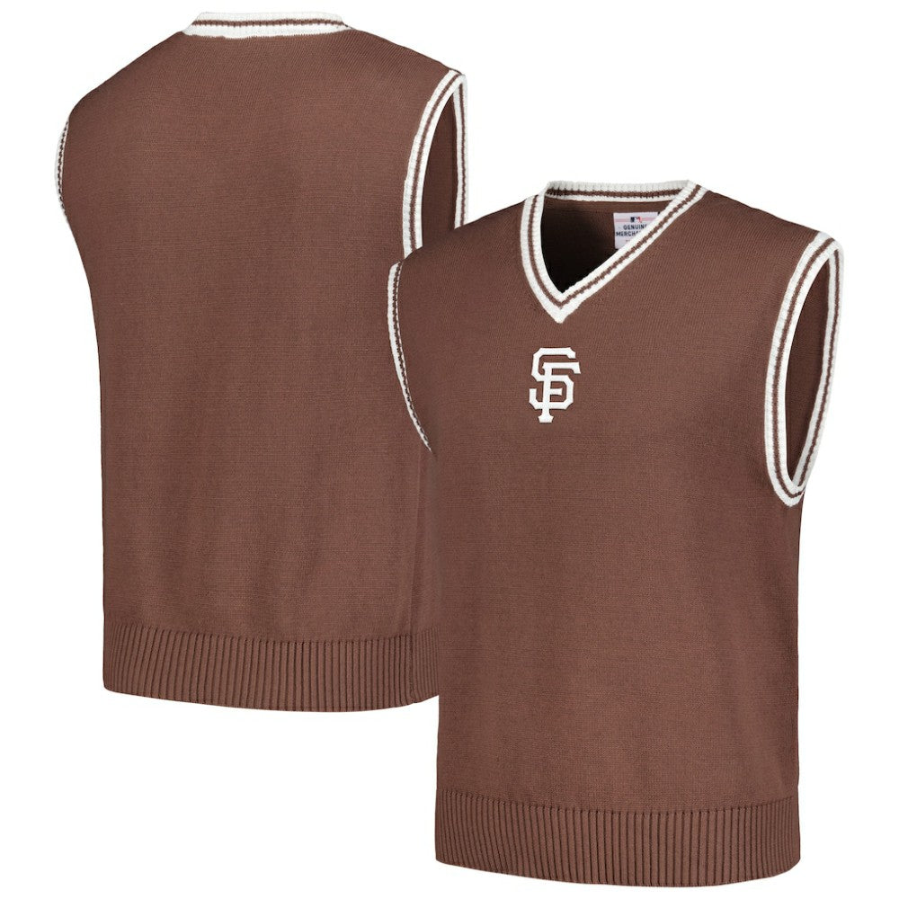 San Francisco Giants PLEASURES Knit V-Neck Pullover Sweater Vest discount