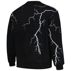 Atlanta Braves PLEASURES Lightning Crewneck Pullover Sweatshirt On Sale