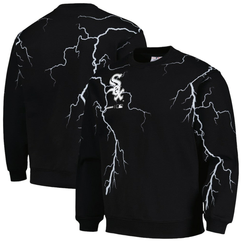 Chicago White Sox PLEASURES Lightning Crewneck Pullover Sweatshirt Near Me