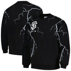San Francisco Giants PLEASURES Lightning Crewneck Pullover Sweatshirt Sale