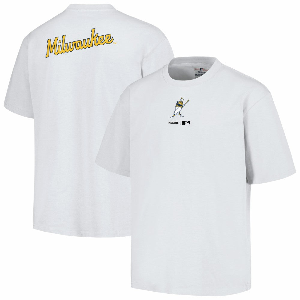 Milwaukee Brewers PLEASURES Mascot T-Shirt for sale