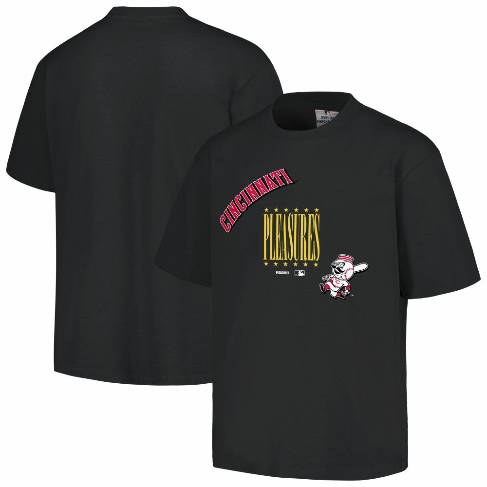 Cincinnati Reds PLEASURES Repurpose T-Shirt Near Me