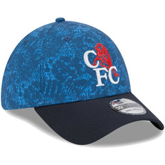 New Era Chelsea New Era Retro All Over Print 39THIRTY Flex Hat - Blue/Navy