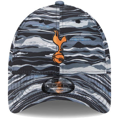 New Era Tottenham Hotspur New Era Wave All Over Print 9FORTY Adjustable Hat - Black