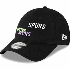 New Era Tottenham Hotspur New Era Triple Wordmark 9FORTY Adjustable Hat - Black