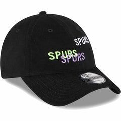 New Era Tottenham Hotspur New Era Triple Wordmark 9FORTY Adjustable Hat - Black