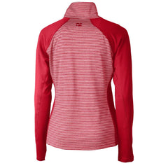 Cincinnati Reds Cutter & Buck Women's Americana Logo Forge Tonal Stripe Stretch Half-Zip Pullover Top Near Me