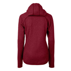 Philadelphia Phillies Cutter & Buck Women's Americana Logo Mainsail Sweater-Knit Full-Zip Hoodie On Sale