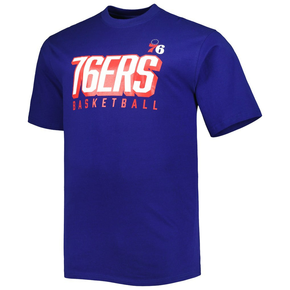 Fanatics - Philadelphia 76ers Big & Tall Two-Pack T-Shirt Set - Royal/White