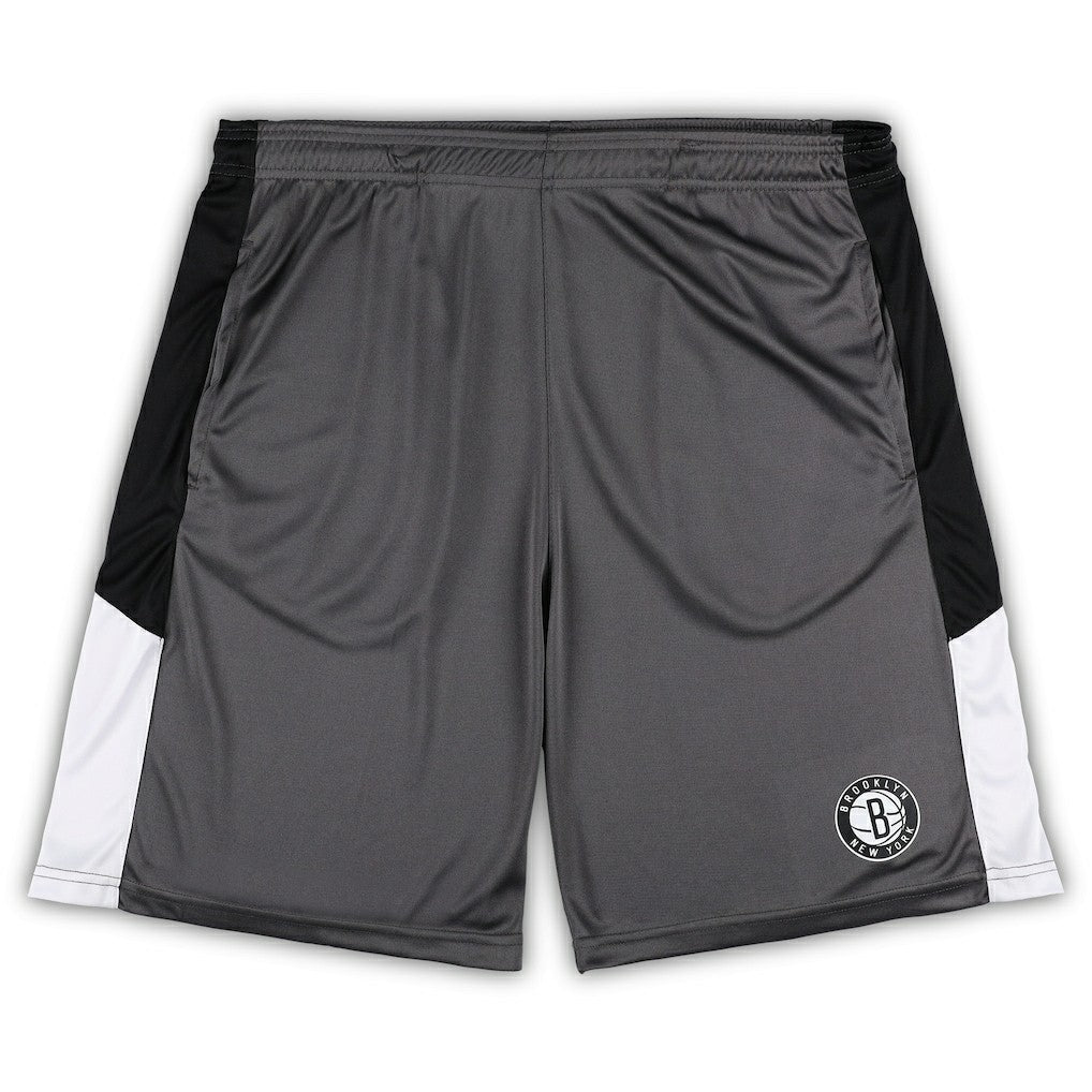 Fanatics - Brooklyn Nets Big & Tall Shorts - Gray