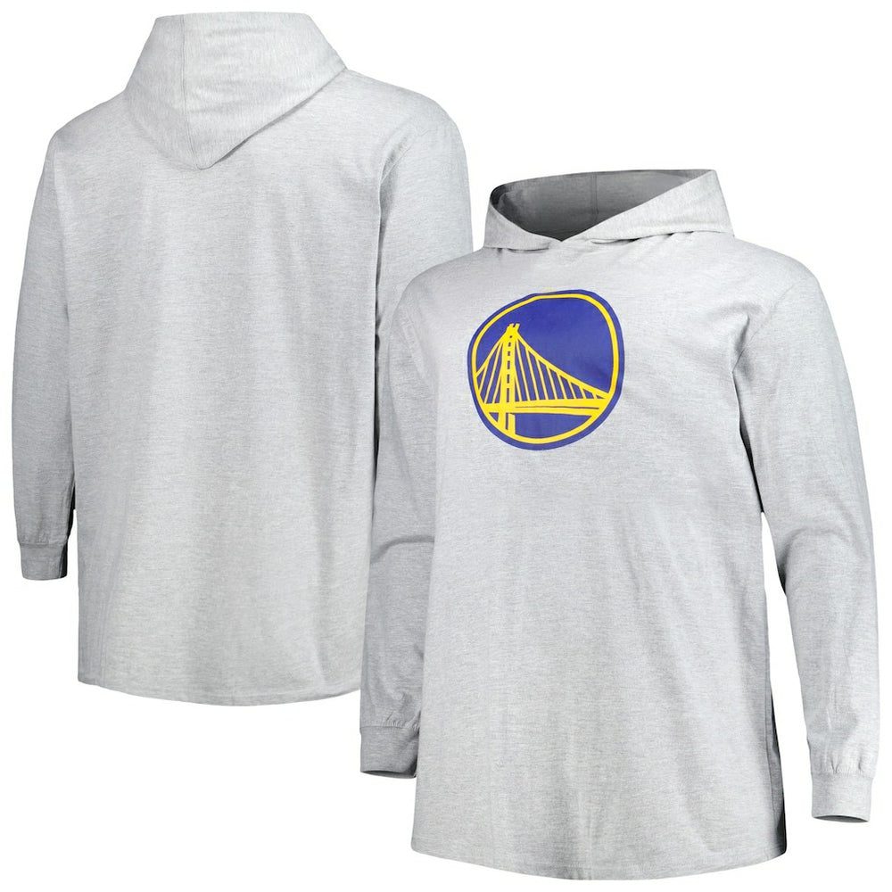Fanatics - Golden State Warriors Big & Tall Pullover Hoodie - Heather Gray