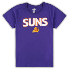 Fanatics - Phoenix Suns Women's Plus Size T-Shirt & Shorts Combo Set - Purple/Heather Gray