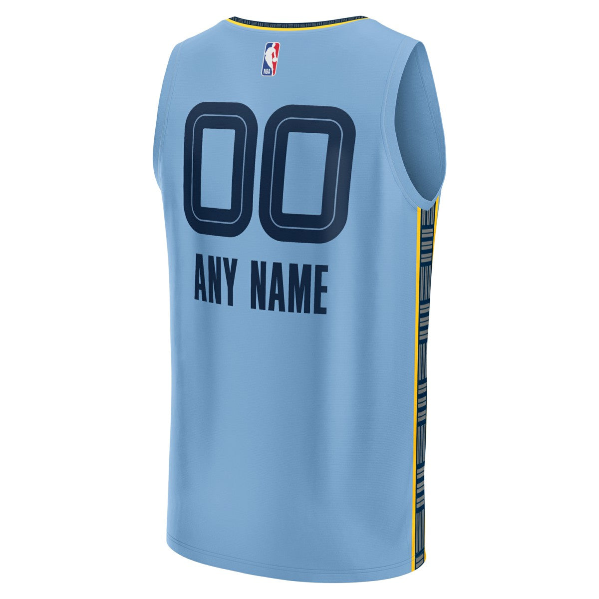 Fanatics - Memphis Grizzlies Custom Fast Break Jersey - Statement Edition - Light Blue