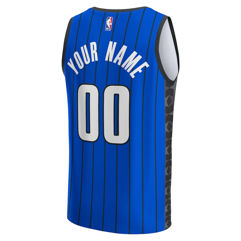 Fanatics - Orlando Magic Fast Break Custom Jersey - Blue - Statement Edition