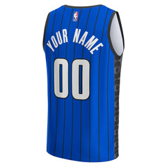 Fanatics - Orlando Magic Fast Break Custom Jersey - Blue - Statement Edition