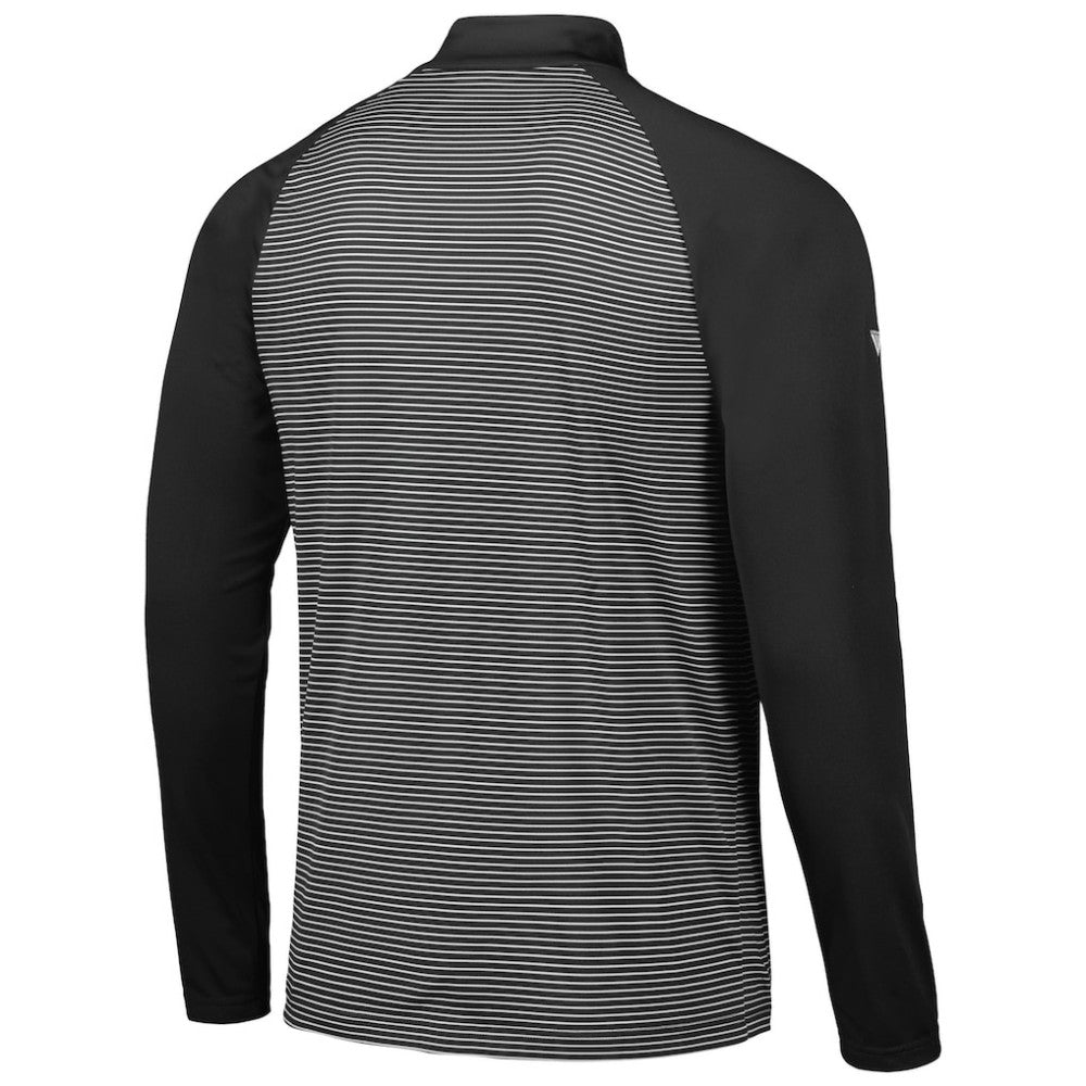 Chicago White Sox Levelwear Charter Striped Raglan Quarter-Zip Top discount