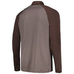 San Diego Padres Levelwear Charter Striped Raglan Quarter-Zip Top Lifestyle