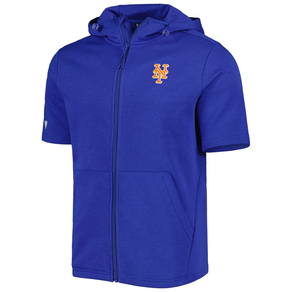 New York Mets Levelwear Recruit Full-Zip Short Sleeve Hoodie discount