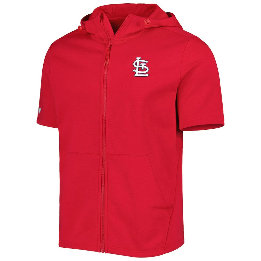 St. Louis Cardinals Levelwear Recruit Full-Zip Short Sleeve Hoodie Near Me