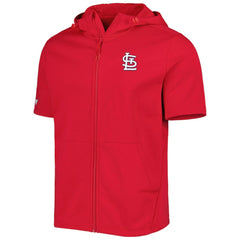 St. Louis Cardinals Levelwear Recruit Full-Zip Short Sleeve Hoodie Near Me