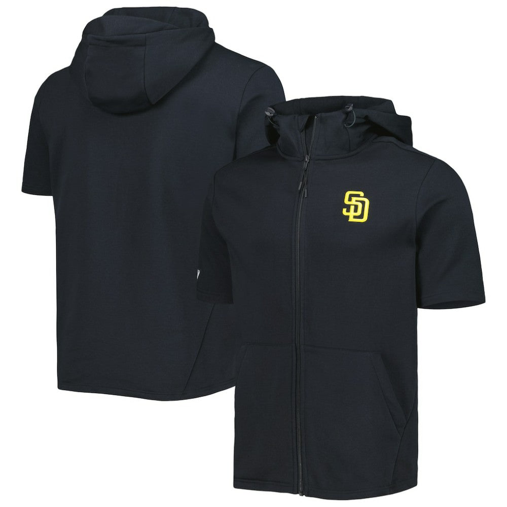 San Diego Padres Levelwear Recruit Full-Zip Short Sleeve Hoodie Online