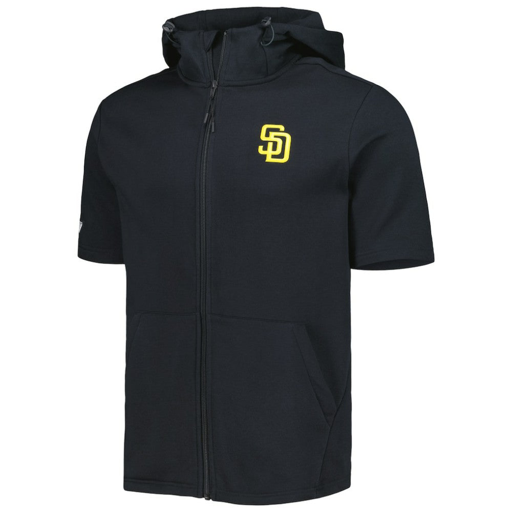 San Diego Padres Levelwear Recruit Full-Zip Short Sleeve Hoodie Online