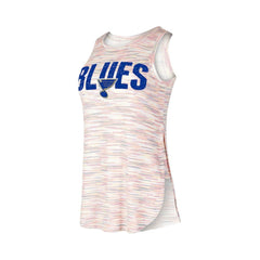 St. Louis Blues - Concepts Sport Women's Sunray Multicolor Tri-Blend Tank Top